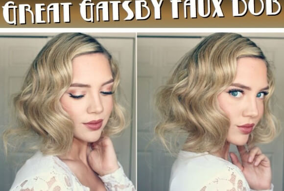 Unechte Bob Frisur inspiriert von Gatsby Unechte Bob Frisur inspiriert von Gatsby