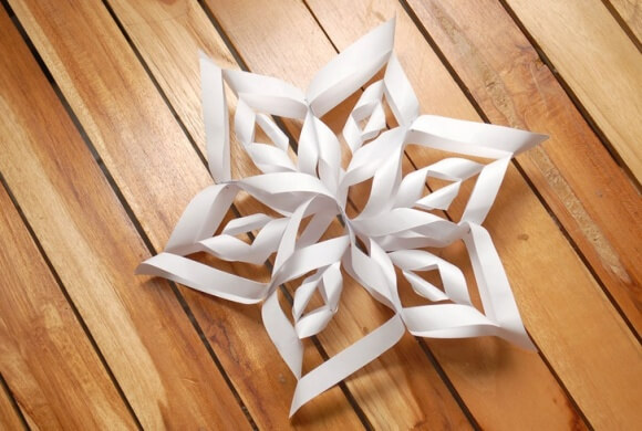 3D Schneeflocken leicht gemacht 3D Schneeflocken leicht gemacht