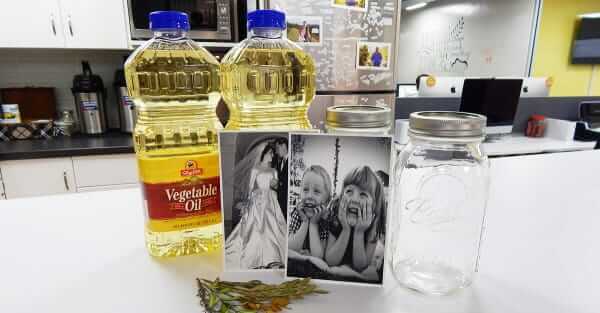 DIY Fotoeffekte- alte Bilder mit Öl verschönern