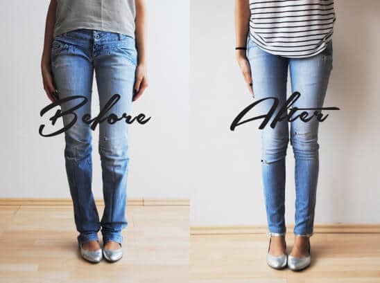 Jeans Design-Ideen, Stretch Jeans selber machen