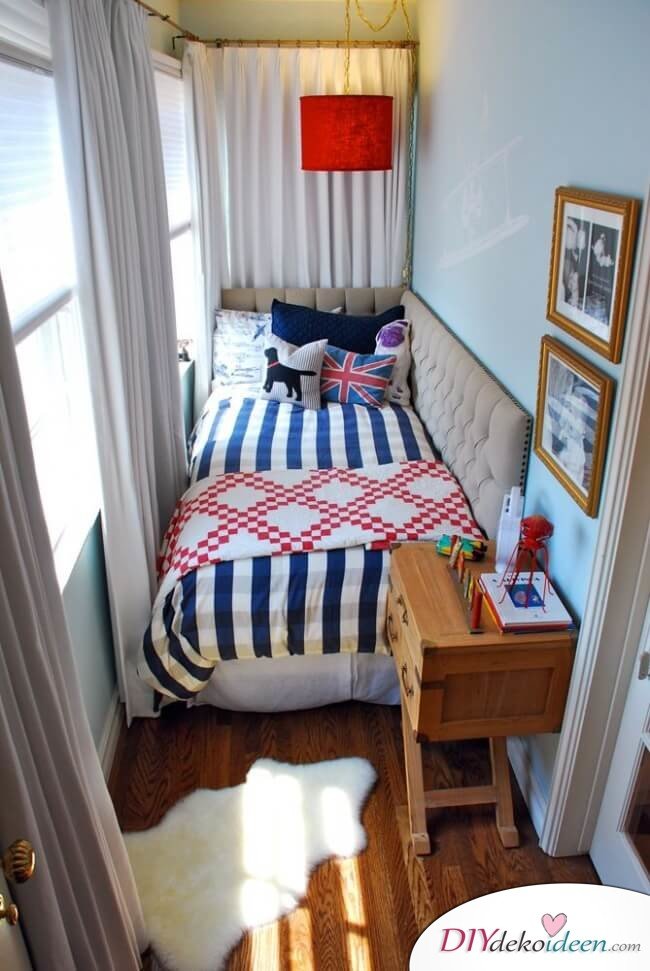 DIY Schlafzimmer mit wenig Platz