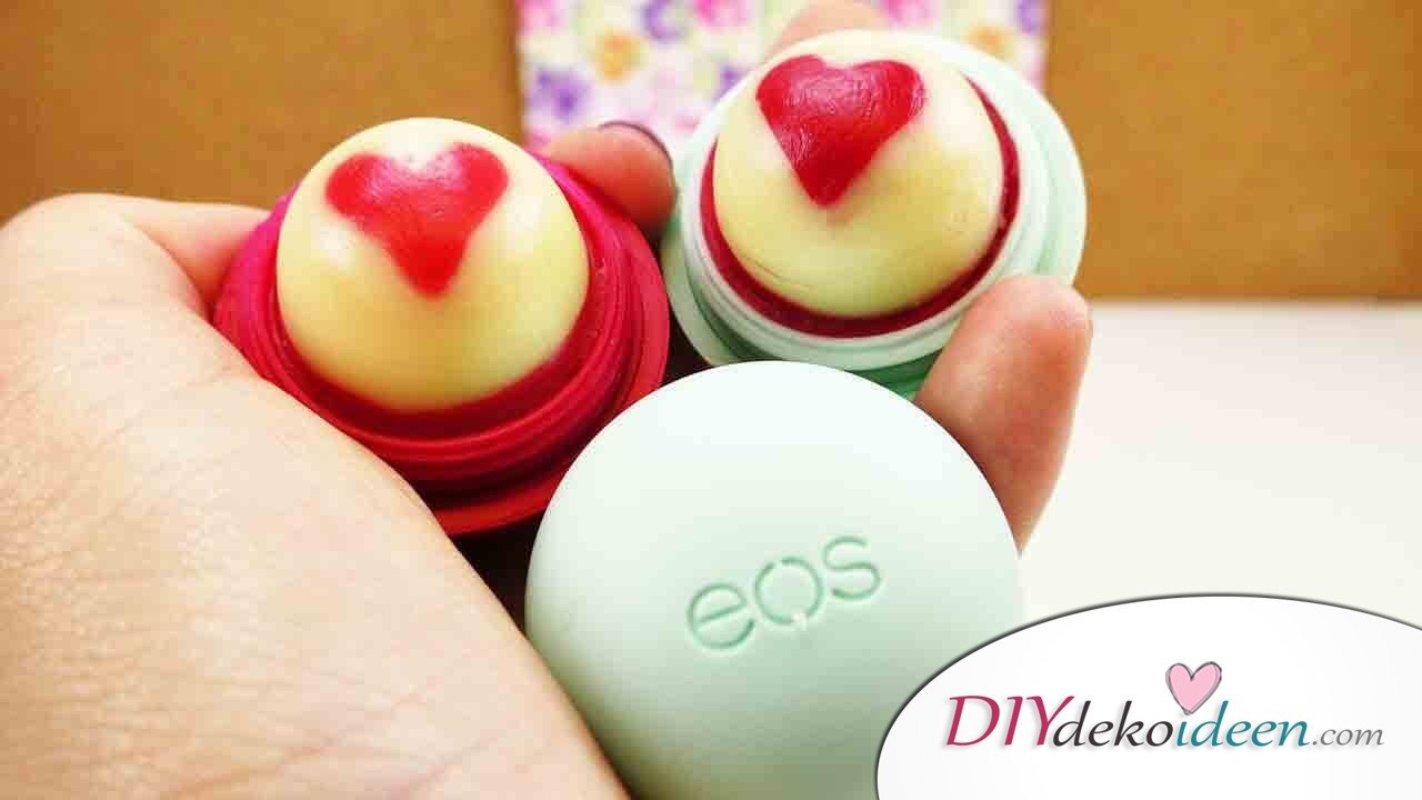 Lippenpflege selber machen - DIY EOS Lippbalm