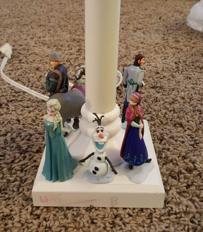 Märchenfiguren-DIY Stehlampe für Mädchen basteln
