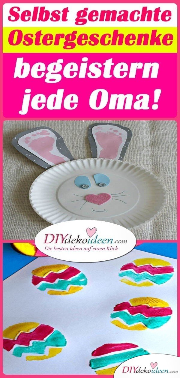 Selbst gemachte Ostergeschenke begeistern jede Oma!