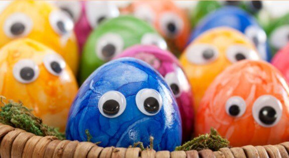 DIY Ideen mit Kindern zu Ostern- lustige Eier machen
