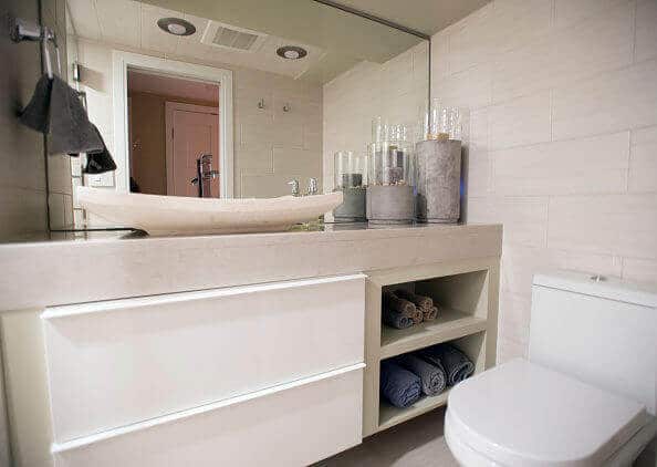 Badezimmer Ideen-natur Wohndesign-Handtücher gestalten