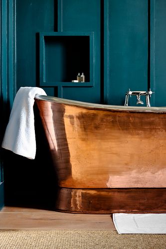 DIY Badezimmer Deko selber machen - Kupfer-Stil