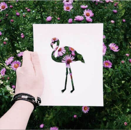 Flamingo Bild - DIY Bastelprojekte für Kunstliebhaber