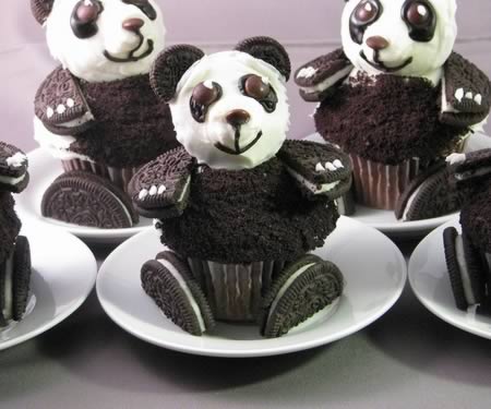 Leckere Törtchen aus Oreo Keksen- Panda Kuchen zubereiten