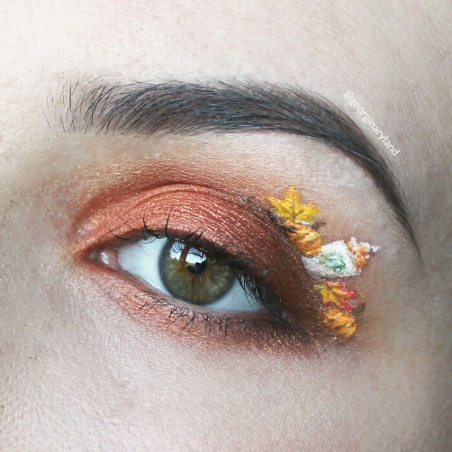 Herbst Augen-Makeup