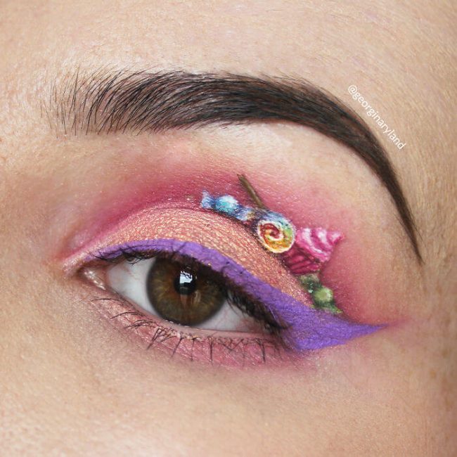 Candy Augenlid-Make-Up - Süßigkeiten 