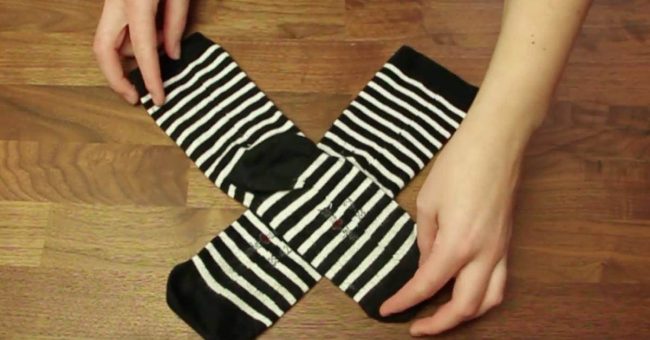 Socken richtig falten - DIY Life Hacks