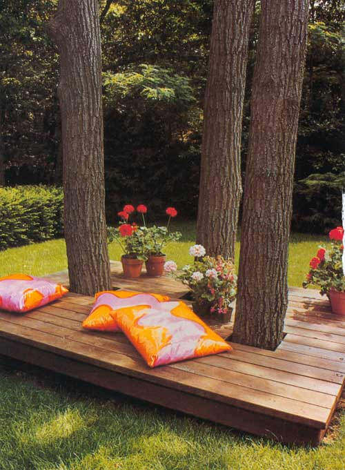 Relax Lounge im Garten gestalten