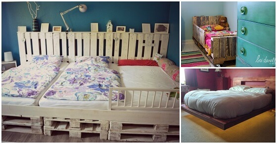 So kann man aus einer europalette ein traumhaftes bett basteln