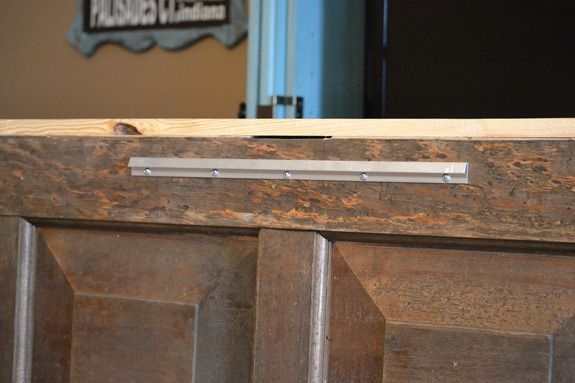 Kopfende selber basteln aus Holz-Alte Holztür wiederverwenden