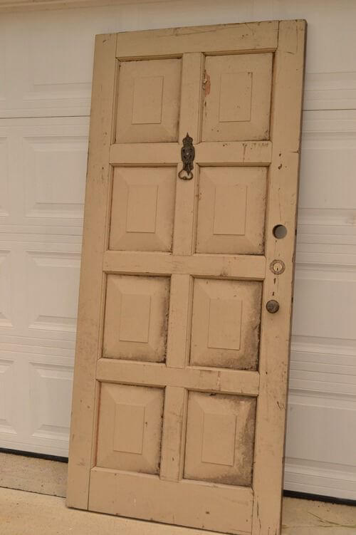 Alte Türen wiederverwenden-Kopfende aus Türen basteln-DIY Dekoration selber machen