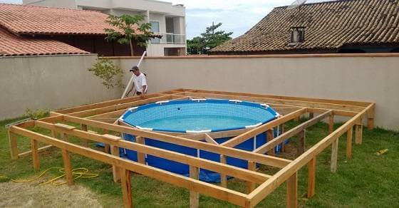 Du musst keinen teuren Pool kaufen, wenn du handwerklich geschickt bist! Du musst keinen teuren Pool kaufen, wenn du handwerklich geschickt bist!
