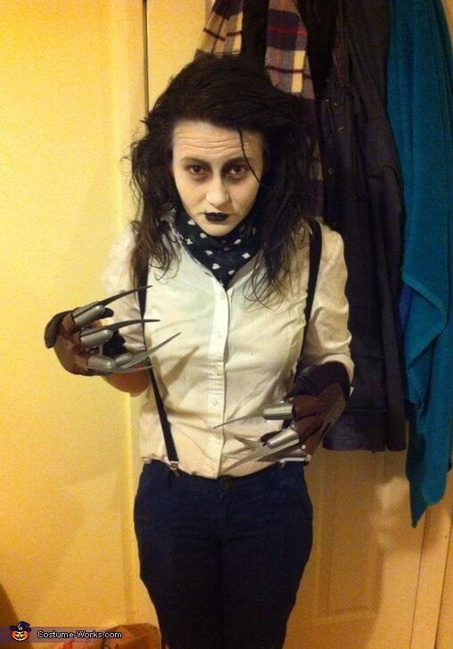 Edward mit den Scherenhänden Kostüm für die Halloween Party