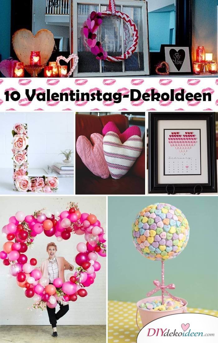 DIY Deko-Bastelideen für den Valentinstag