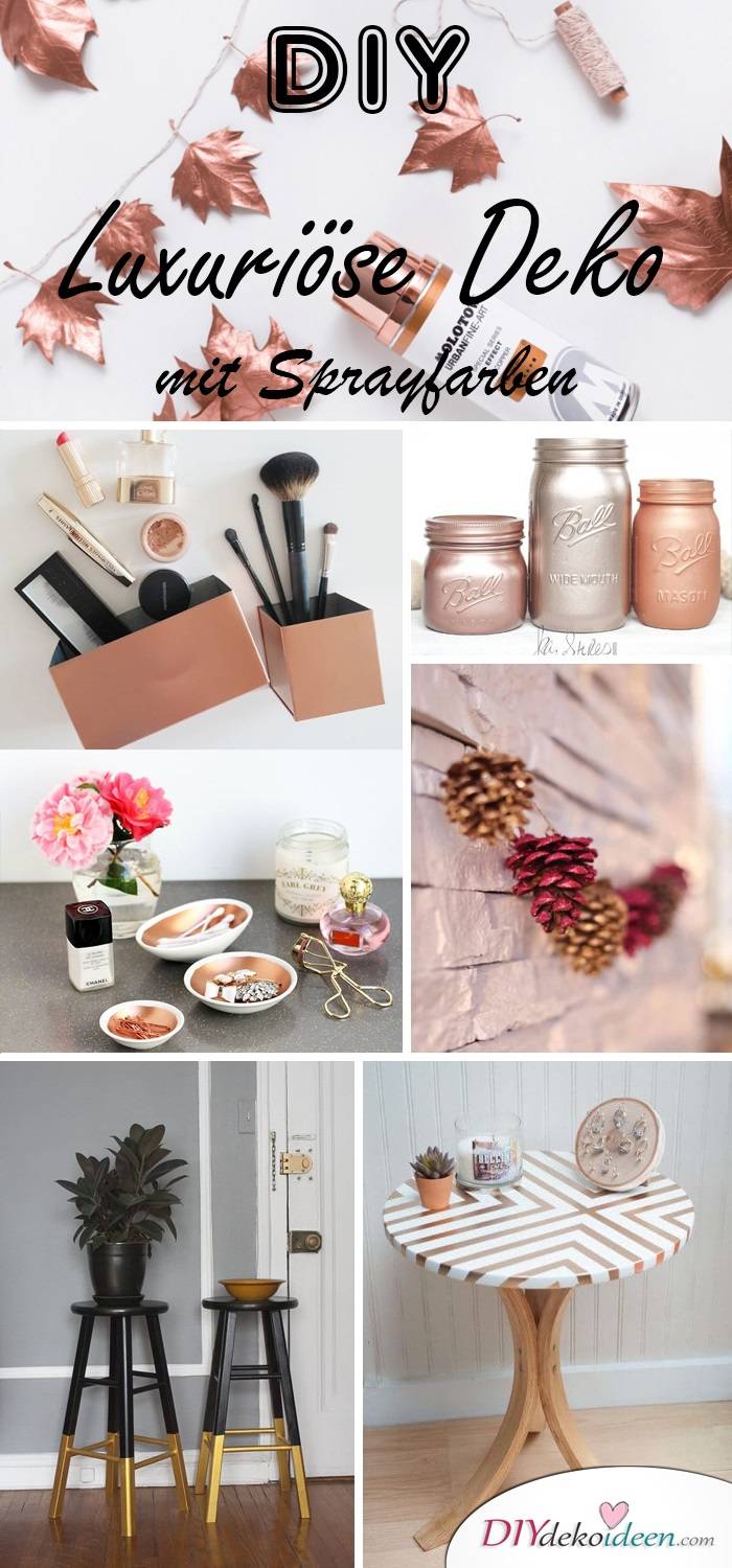 Diese 20 diy wohndeko ideen mit spraydosen bringen farbe in dein ...