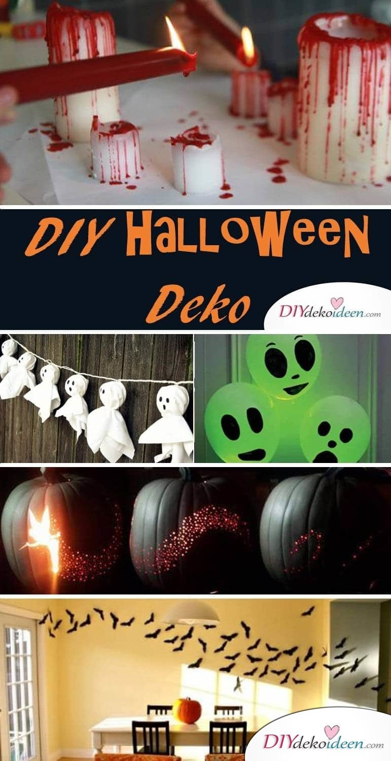 DIY Halloween Deko Ideen - Dekoration selber basteln