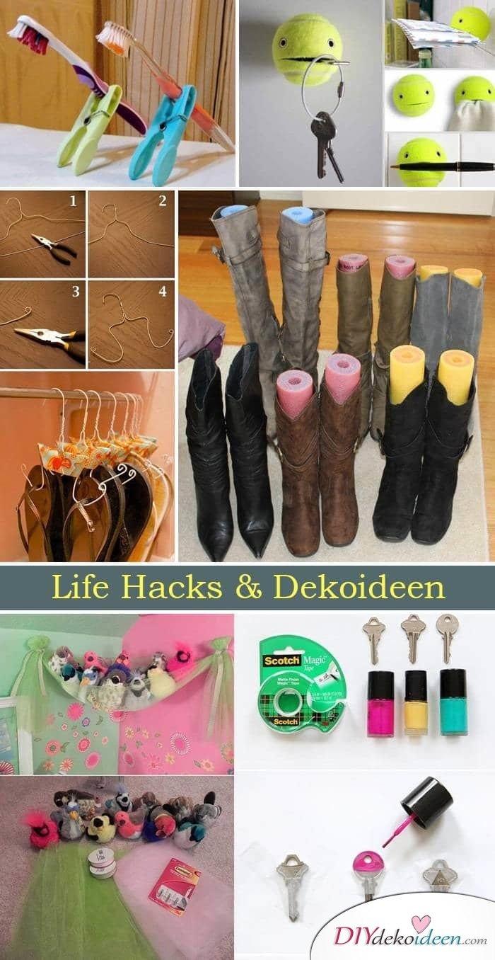 DIY Deko Ideen und Life Hacks