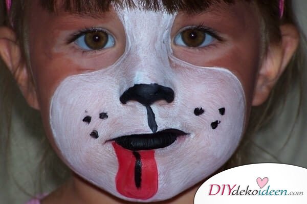 Süßer Hund - DIY Schminktipps - Ideen fürs Kinderschminken zum Karneval