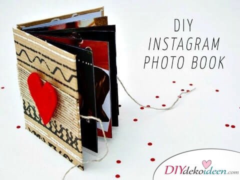 Instagram-Fotoalbum - DIY Geschenk zum Valentinstag
