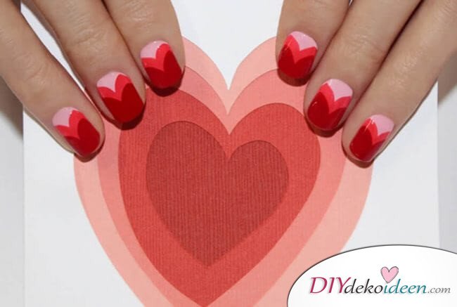 Klopfendes Herz - DIY Ideen für schöne Nägel zum Valentinstag