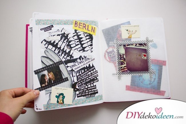 Scrapbooking - Urlaubsfotoalbum gestalten DIY fotoalbum