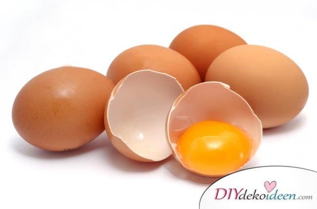 10 Hausmittel für natürlich volles Haar - Eier