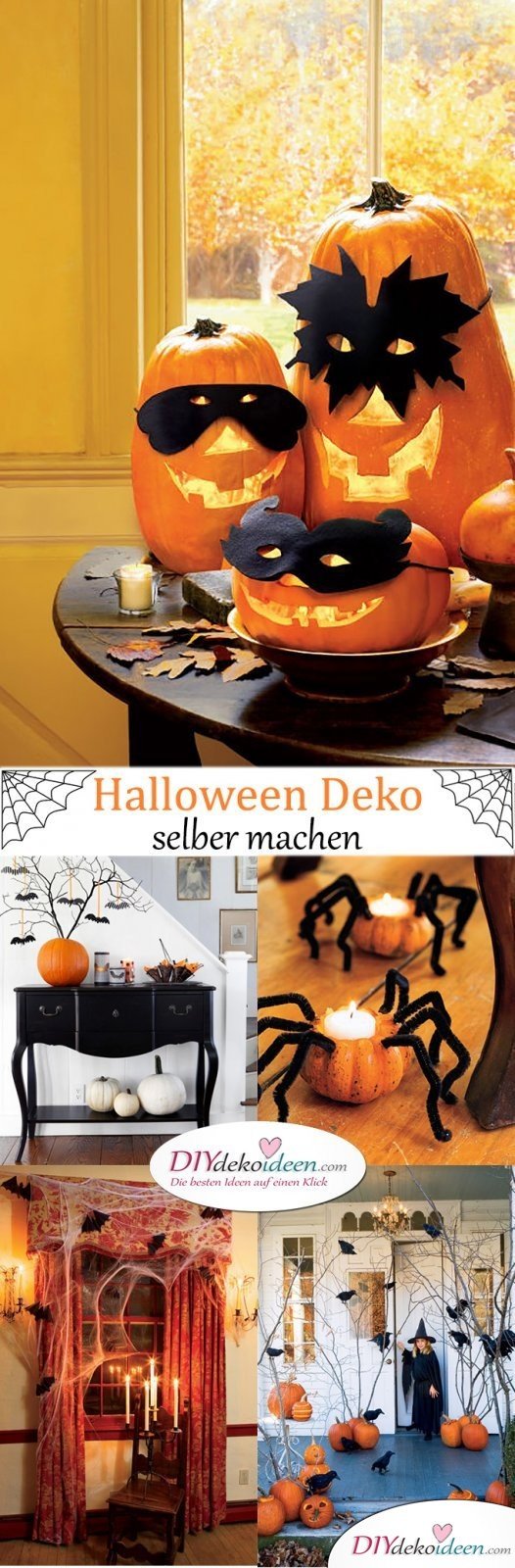 Halloween Deko selber machen für eine gruselige Party