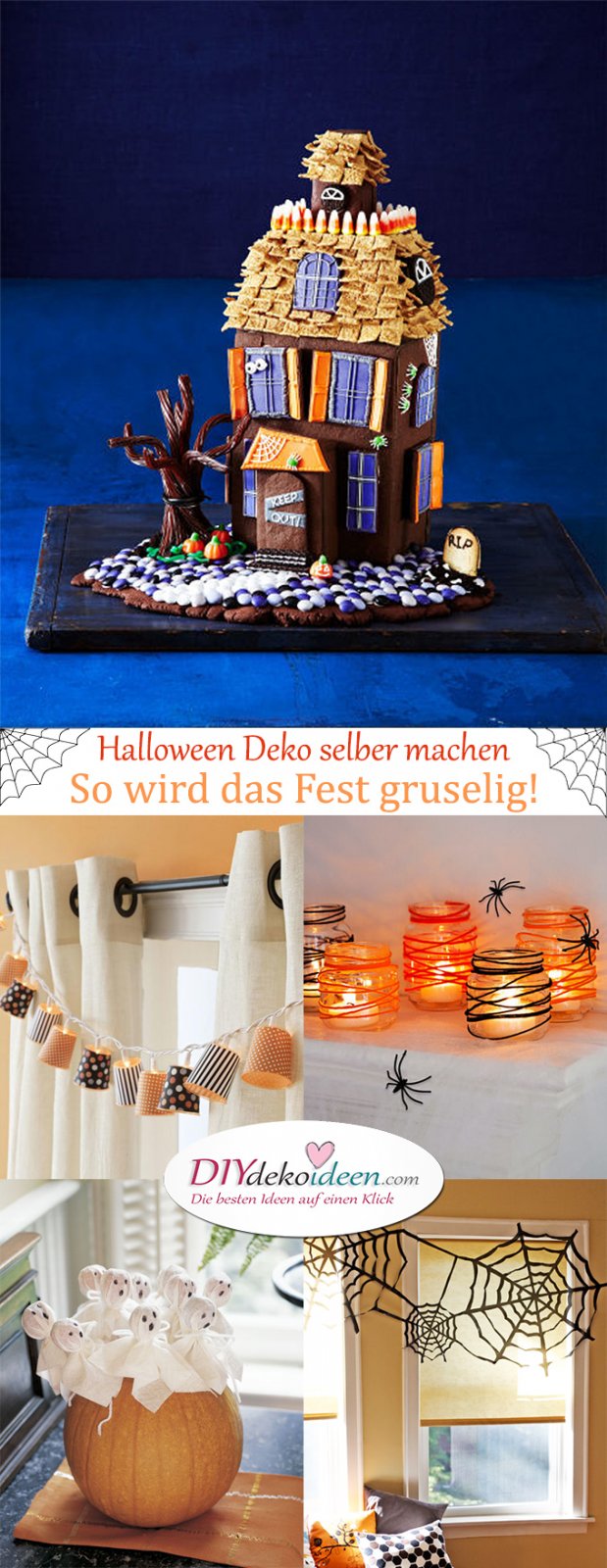 Halloween Deko selber machen - So wird das Fest richtig gruselig!