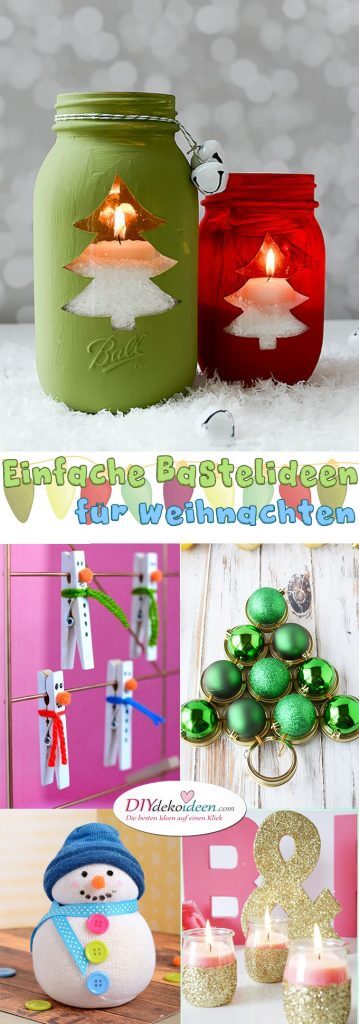 Einfache Bastelideen für Weihnachten, die Freude bringen