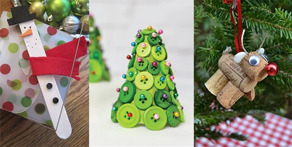 15 einfache DIY Bastelideen fürs Weihnachtsbasteln mit Kindern 15 einfache DIY Bastelideen fürs Weihnachtsbasteln mit Kindern