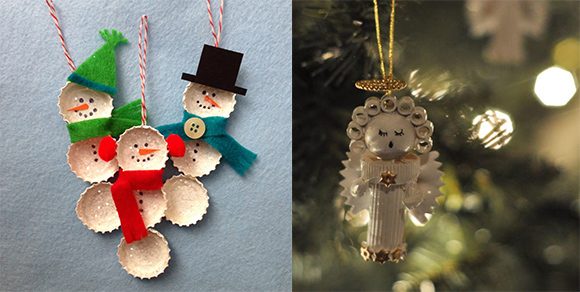 Nudelengel, Kronkorkenschneemann und Co. – Weihnachtsbasteln mit Kindern Nudelengel, Kronkorkenschneemann und Co. – Weihnachtsbasteln mit Kindern
