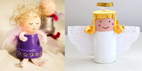 Zauberhafte kleine Weihnachtsengel basteln – Über 20 DIY Bastelideen Zauberhafte kleine Weihnachtsengel basteln – Über 20 DIY Bastelideen