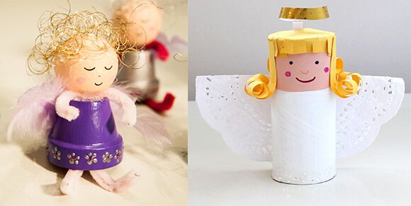Zauberhafte kleine Weihnachtsengel basteln – Über 20 DIY Bastelideen Zauberhafte kleine Weihnachtsengel basteln – Über 20 DIY Bastelideen