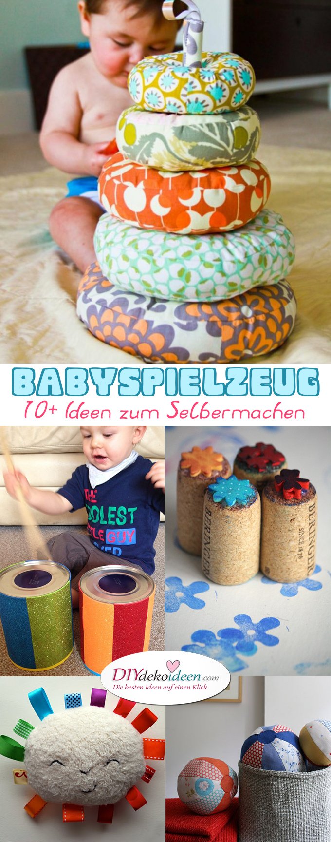 Babyspielzeug basteln -10+ süße DIY Bastelideen zum Selbermachen