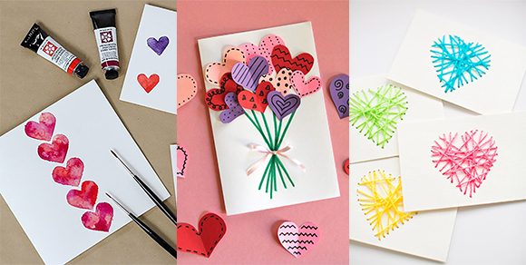 Zum Valentinstag Karten basteln geht leicht mit diesen DIY Bastelideen Zum Valentinstag Karten basteln geht leicht mit diesen DIY Bastelideen