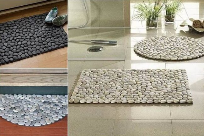 DIY Fußmatte -Wohndeko Ideen selber machen