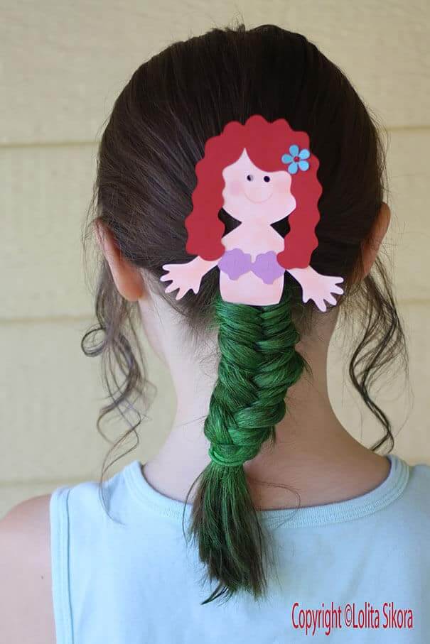Ariel Zopf - kreative Frisuren für Mädchen