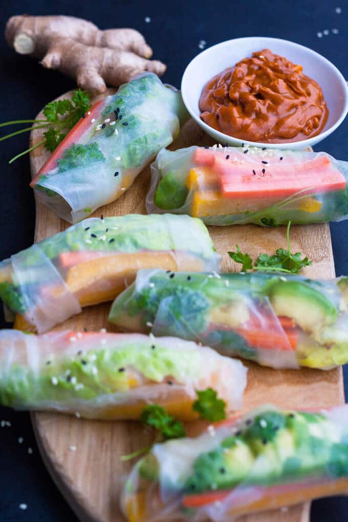 Sommerrollen mit Erdnusssause - leckere Rezepte zum Nachmachen