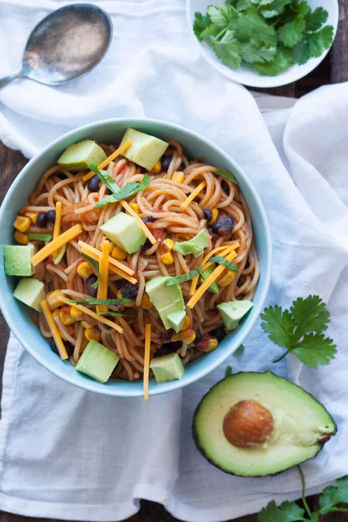 Einfache Nudelgerichte - One Pot Mexican Pasta