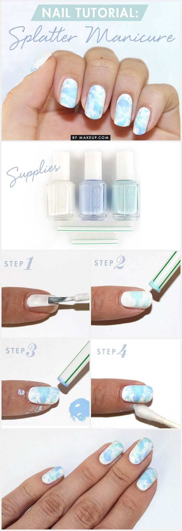 Splatter DIY Maniküre mit ESSIE selber machen