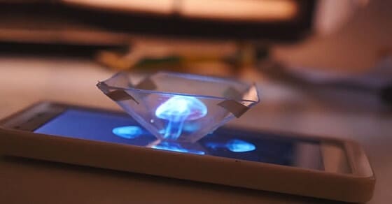 So kannst du dein Handy in ein 3D Hologramm Projektor verwandeln
