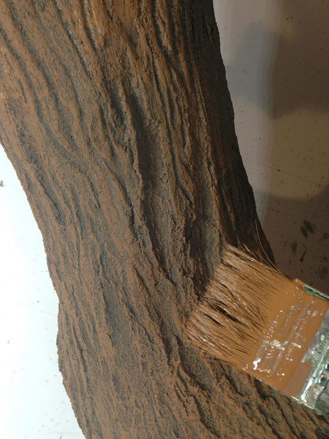Baum streichen - DIY Dekobaum