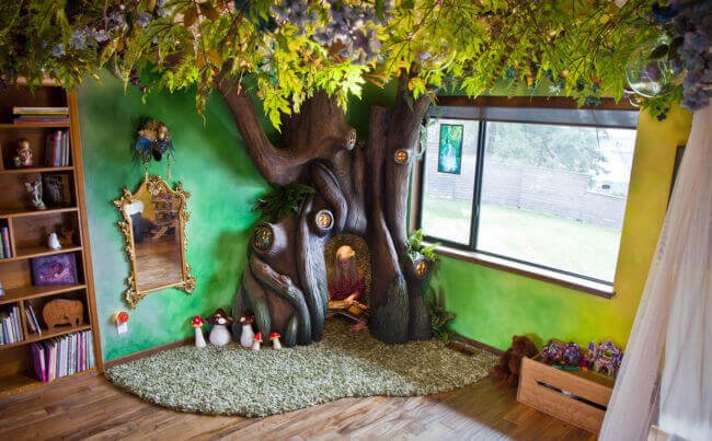 Von diesem Zimmer träumt jedes Kind! DIY Baum 