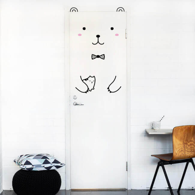 DIY Wohndeko selber machen - Tür aufpeppen
