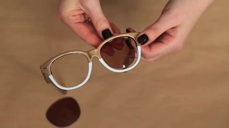 DIY trendige Sonnenbrille zum Selbermachen